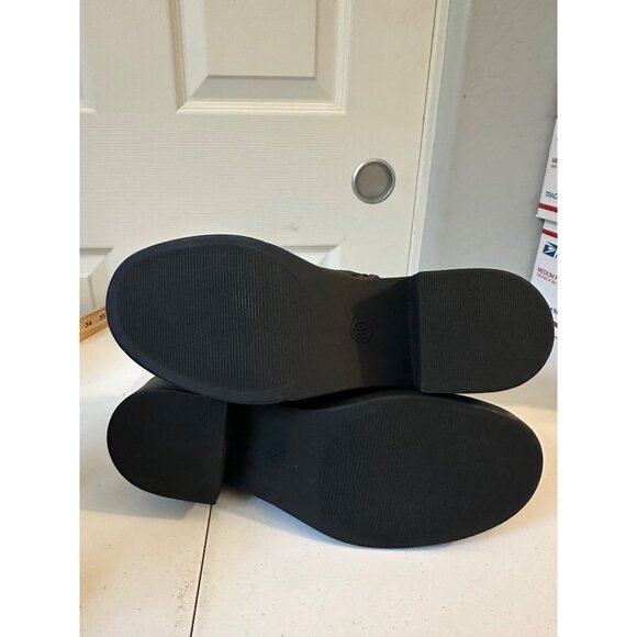 Universal Thread Women’s Connor Black Ankle  Buckle Boots memory foam size 9.5 - Picture 6 of 7